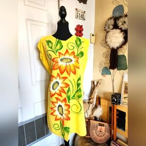 Vintage hand painted dress